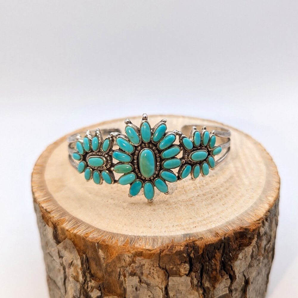 Sterling Silver and Torquoise Bracelet